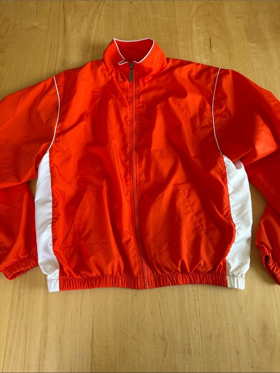 Augusta Sportswear Other - Augusta Sportswear Orange and White Kids Windbreaker Jacket
